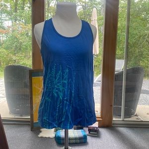 Organic cotton racer back top.